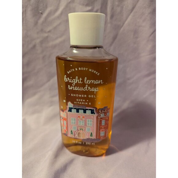 Bath & Body Works Bright Lemon Snowdrop Shower Gel Shea & Vitamin E 10 Fl Oz - Picture 1 of 2